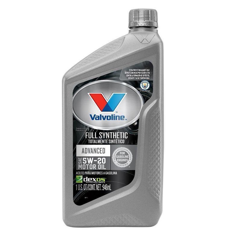 20139 0W-20 - Aceite de motor sintético completo, 5 cuartos de galón.