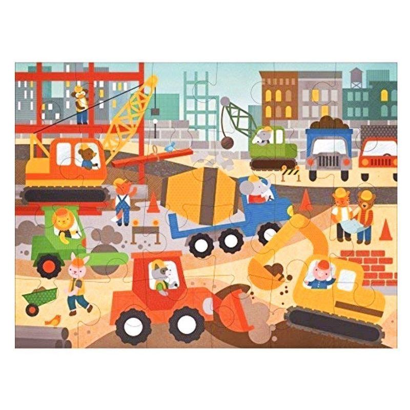 Rompecabezas De Piso Construcción - Petit Collage