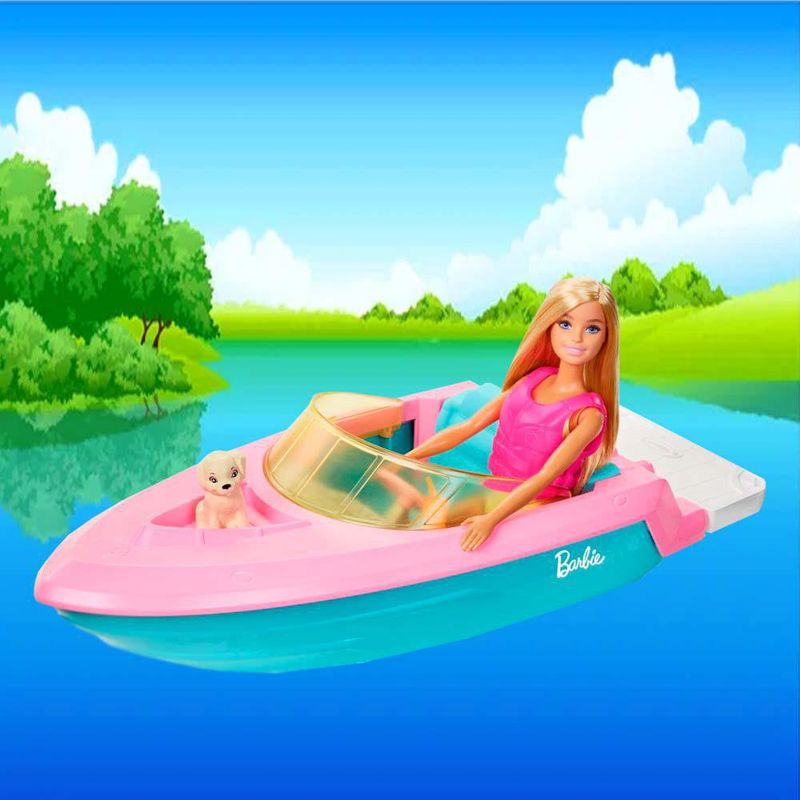 Bote Con Muñeca - Mattel