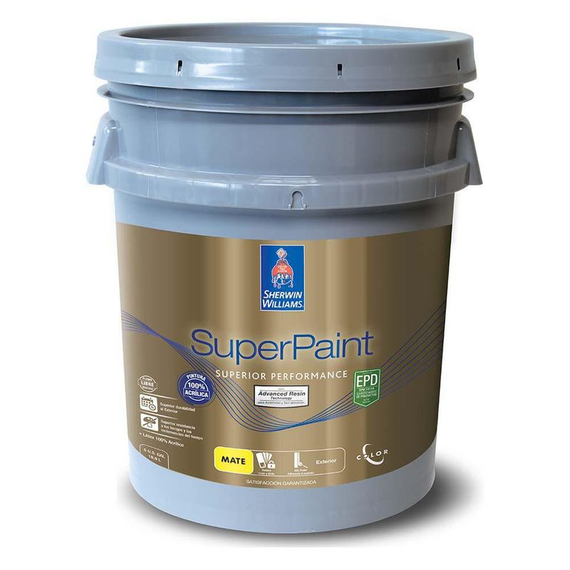 Superpaint Exter Ultra Deep Mate 5 Gal - Sherwin Williams