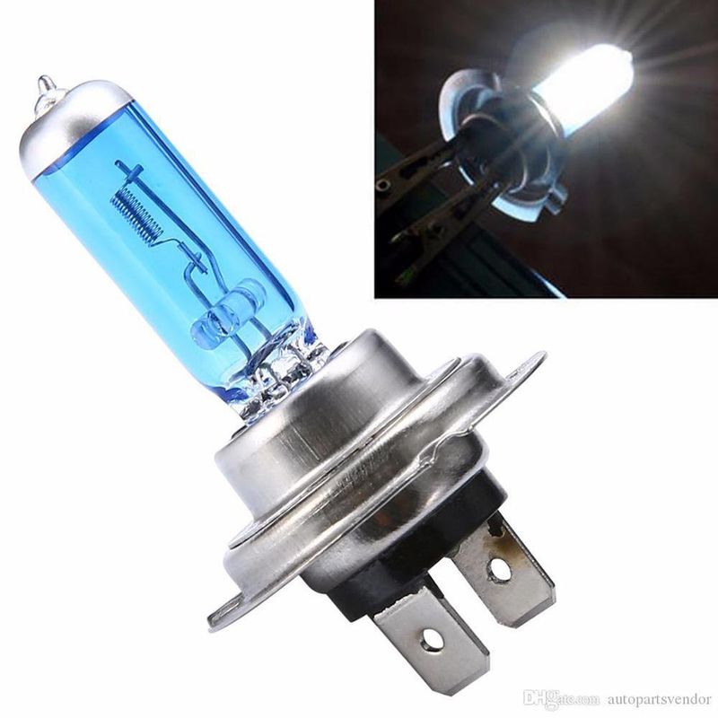 Bombillas lámparas H7 tipo xenon luz blanca