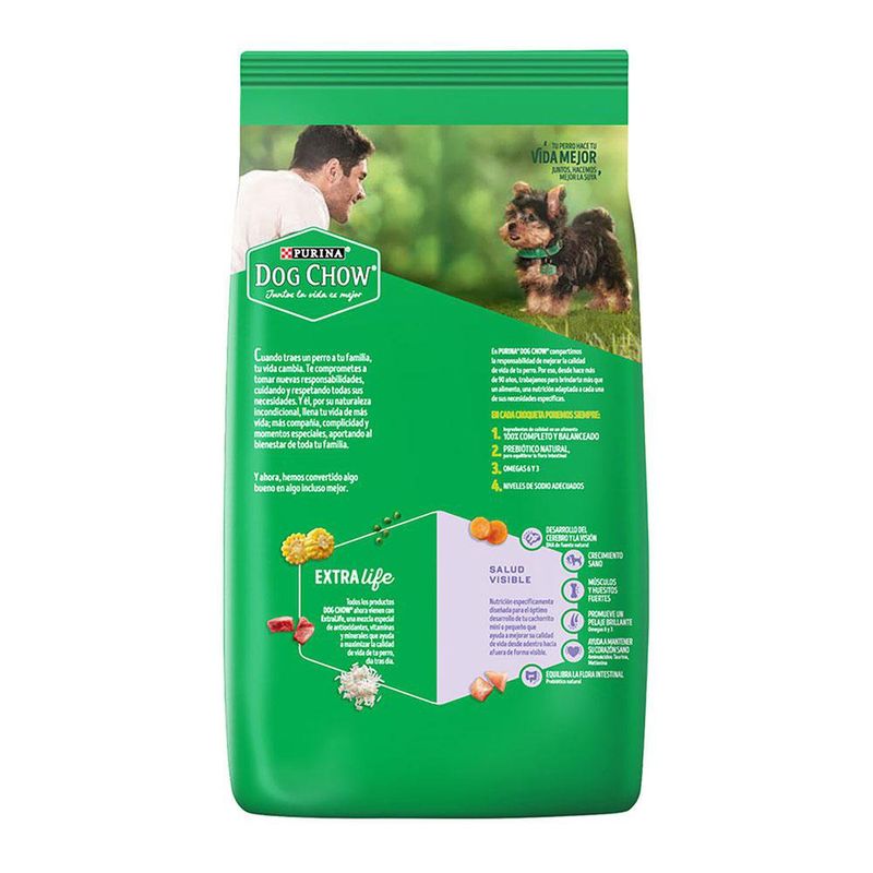 Alimento para Perro Cachorro Raza Minis y Pequeños con ExtraLife 4.4 Lbs