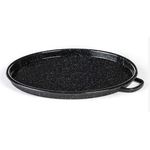 Comal Redondo Negro Jaspeado De 34 Cm - Cinsa