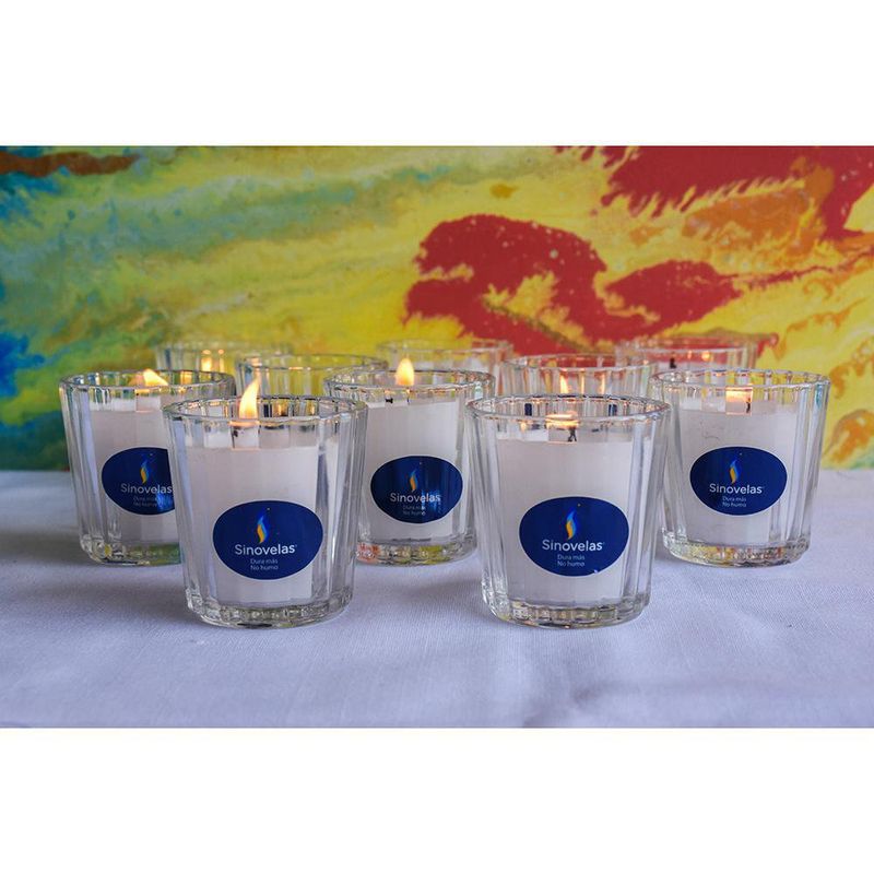 Set De 3 Velas Blancas - Sinovelas - Cemaco