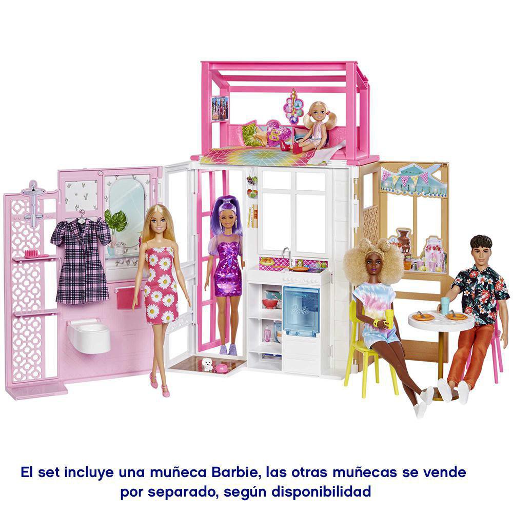 empeñar Malgastar borroso Set De Casa Con Muñeca - Barbie - Cemaco