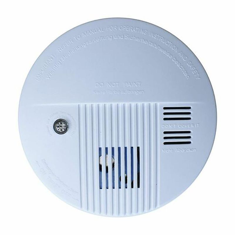 Ecoey Detector de humo con tecnología fotoeléctrica, detector de incendios  con botón de prueba y señal de batería baja, alarma de incendio para