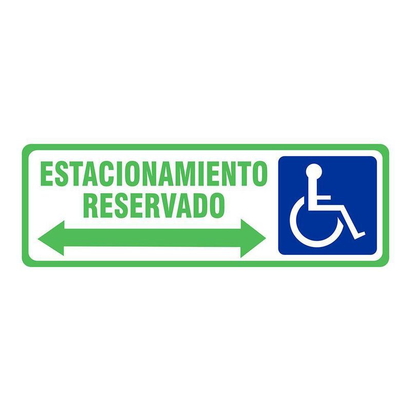 Rótulo Diseño Reservado De 7.6X22.7 Cm - Foto Metal
