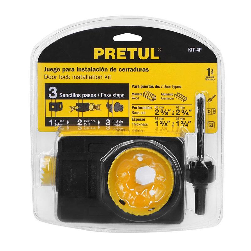 Kit De Instalación De Puertas 4 Pzas - Pretul