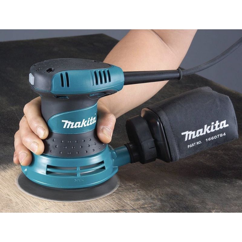 Ynter Industrial. Lijadora roto orbital Makita 5'' 125mm 300W