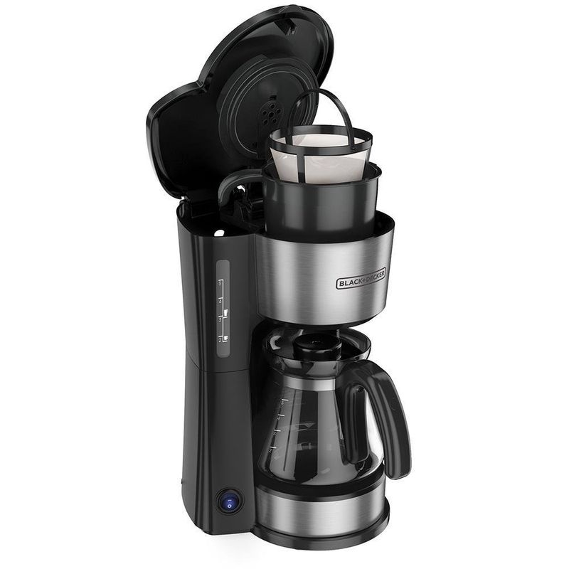 Cafetera Black + Decker de 12 Tazas Automática Filtro Permanente