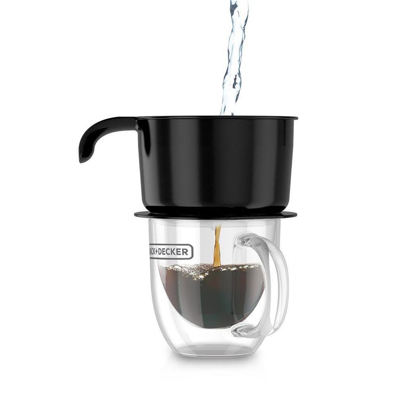 Cafetera Black + Decker de 12 Tazas Automática Filtro Permanente