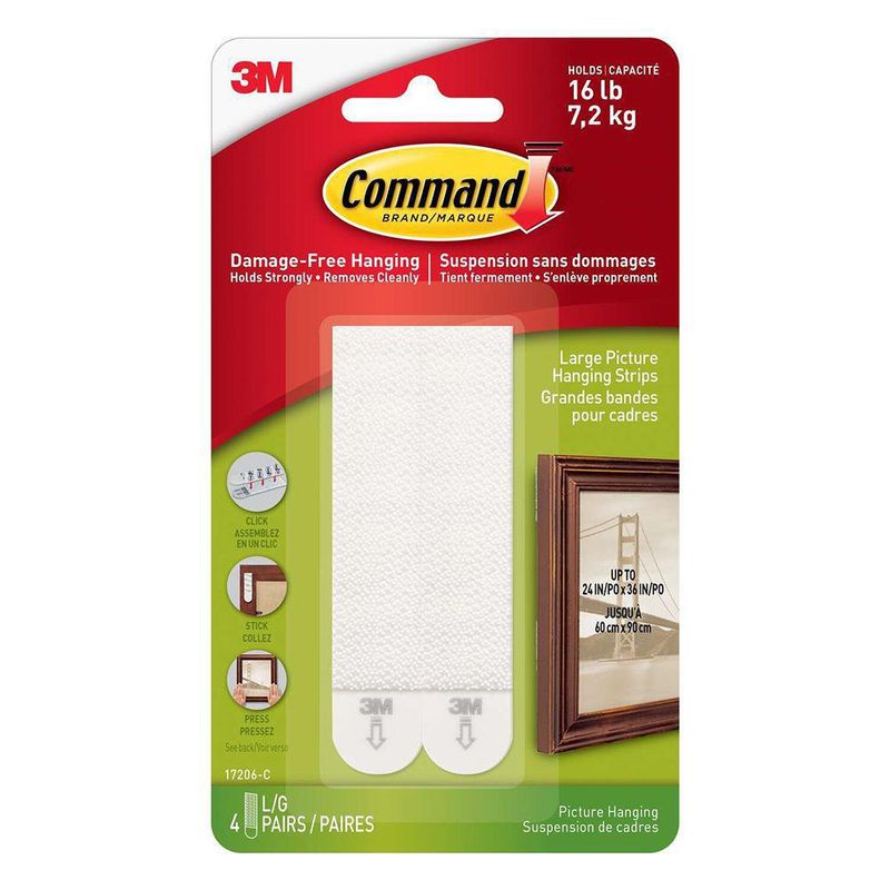 Set De 4 Velcros Blancos - Command