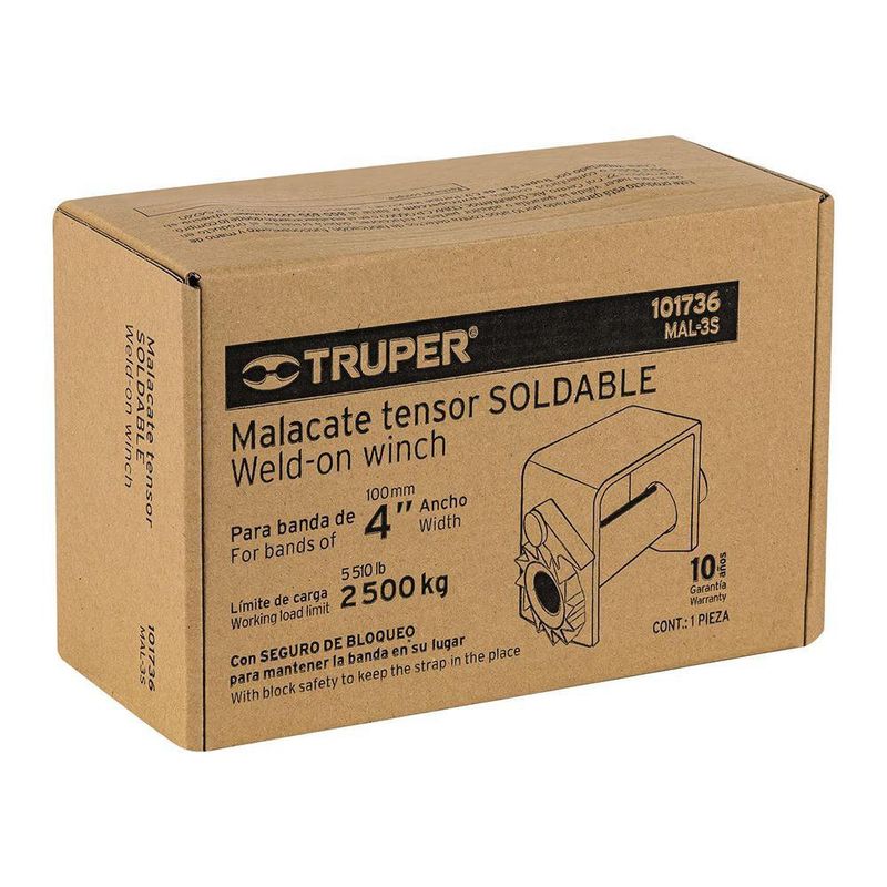 Tensor Soldable Para Banda De 4 Plg - Truper