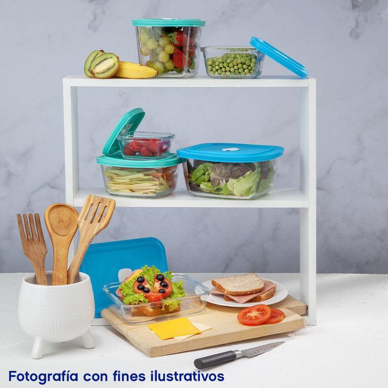 Simax 5110/L Tupper hermético Redondo con Tapa y válvula, 2 litros, Cristal  : : Hogar y cocina