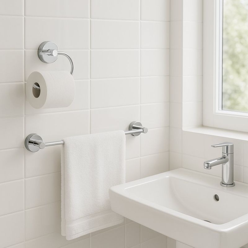 Kit-de-4-Pzas-para-Baño-con-Toallero-y-Aro-Cromado