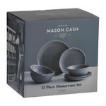 Vajilla Moderna Gris De 12 Pzas - Mason Cash