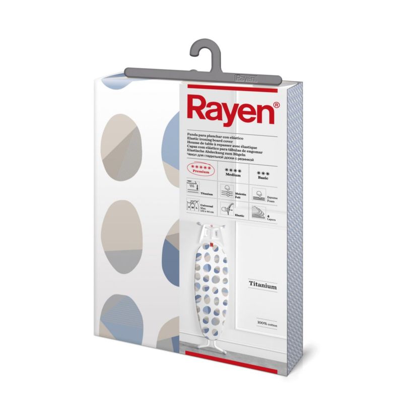 Cobertor Premium Para Planchador Elástico 127X51 Cm - Rayen