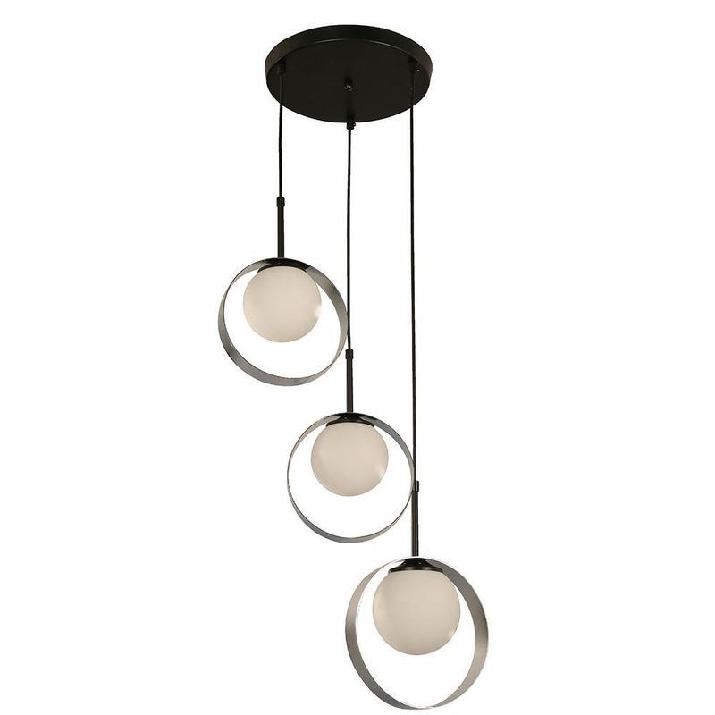 Lámpara Colgante Diseño Moderno De 3 Luces Base E27 40 W - Z