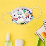 Mascarilla Desechable Para Niños Transportes - Koala