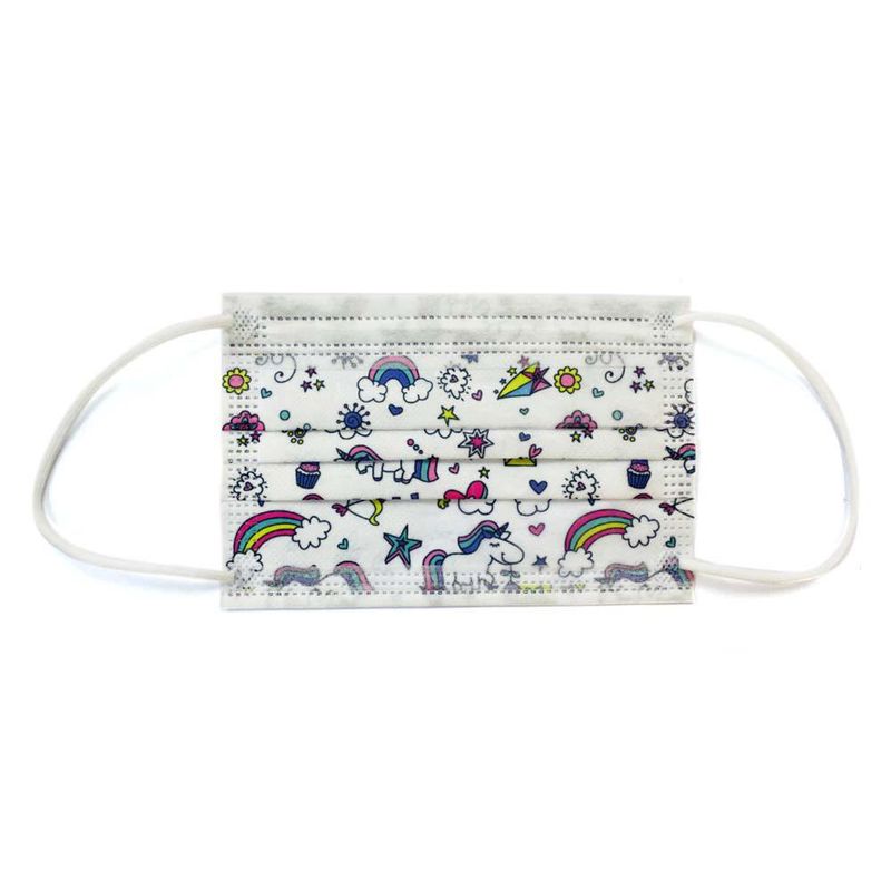 Mascarilla Desechable Para Niños Unicornios - Koala