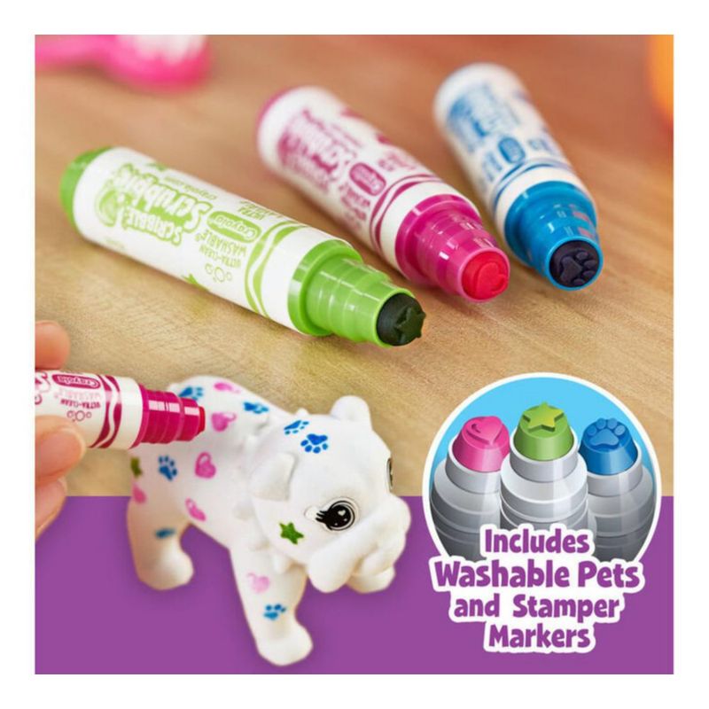 Kit De 7 Pzas Tatuajes Para Mascotas Scribble Scrubbie - Crayola