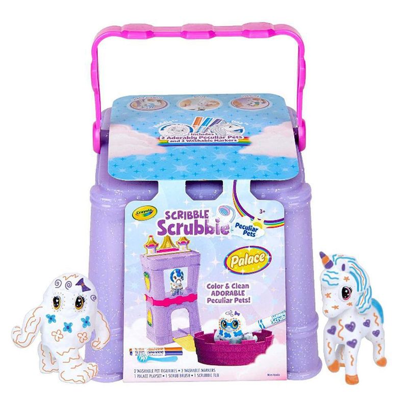 Palacio De Mascotas Para Dibujar Scribble Scrubbie De 8 Pzas - Crayola