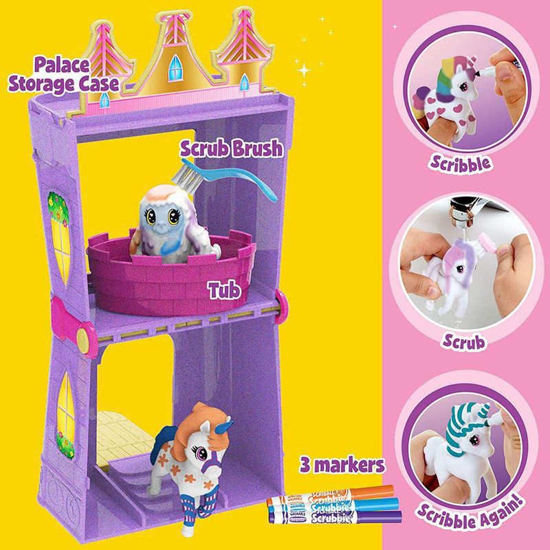Palacio De Mascotas Para Dibujar Scribble Scrubbie De 8 Pzas - Crayola