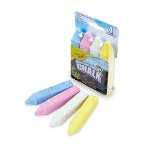 Yeso Grueso Para Aceras Colores Pastel De 4 Pzas - Crayola
