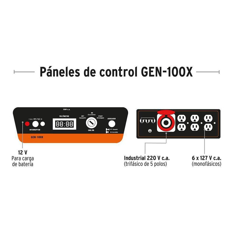 Generador Eléctrico Motor A Gasolina De 12000 W - Truper
