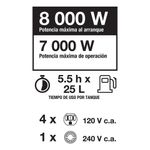 Generador Eléctrico Motor A Gasolina De 7000 W - Pretul