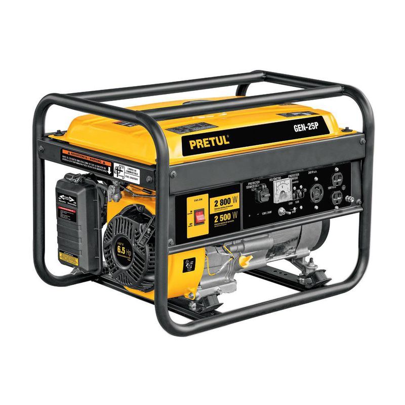 Generador Eléctrico Motor a Gasolina de 2500 W