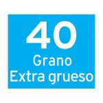 5 Discos De Lija Roto-Orbital Grano 40 - Truper