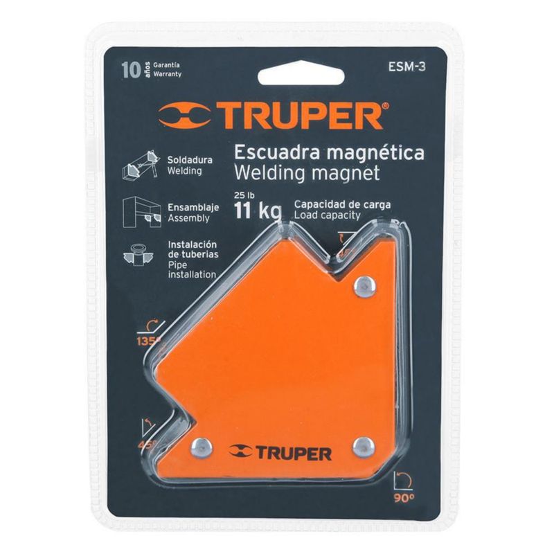 Escuadra Magnética Para Soldar De 3 Plg - Truper