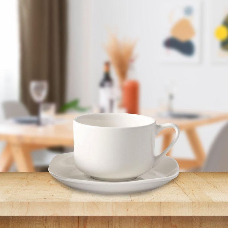 Taza Y Porcelana Blanca - Toscana