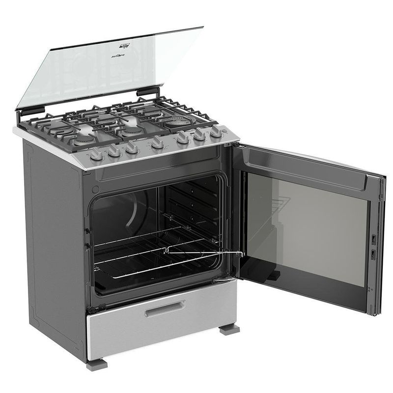 Estufa Con Horno A Gas Acero Inoxidable 30 Plg - Whirlpool
