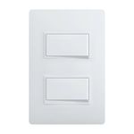Interruptor Sencillo Doble Blanco - Bticino