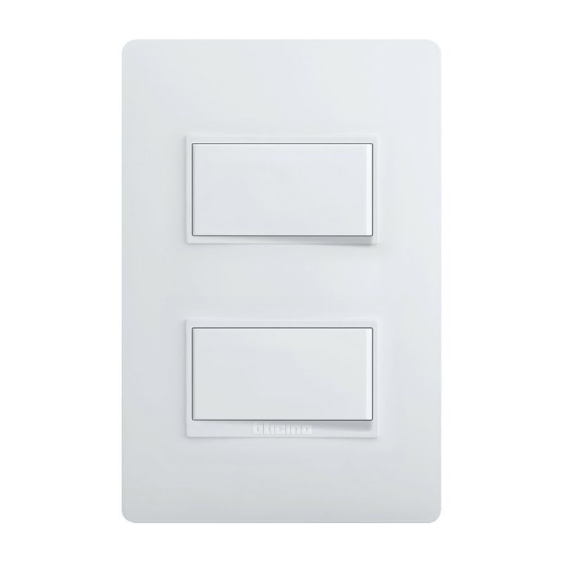Interruptor Sencillo Doble Blanco - Bticino