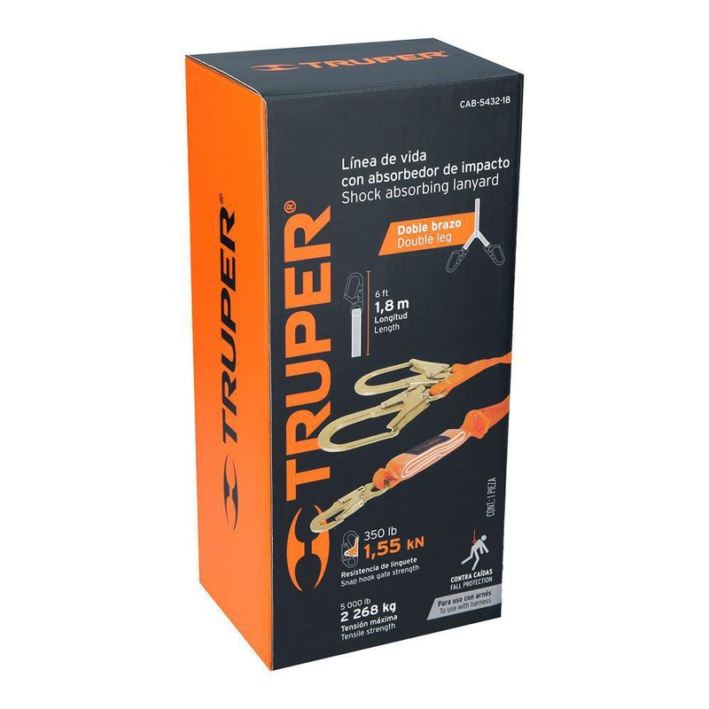 Cable De Protección Con 2 Ganchos 1.8 M