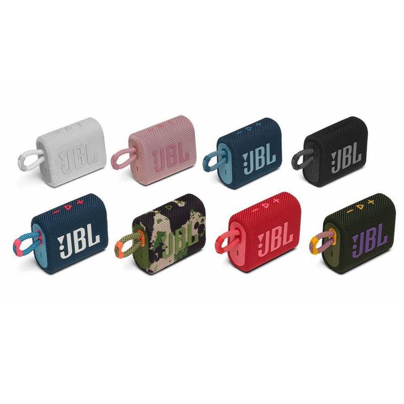 Bocina Ultra Portátil Go 3 Impermeable - Jbl Varios Colores