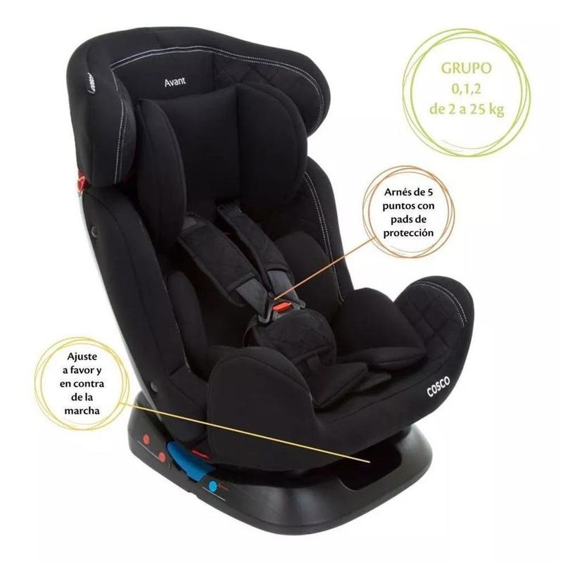 Silla Para Carro Avant Convertible Negra - Cosco