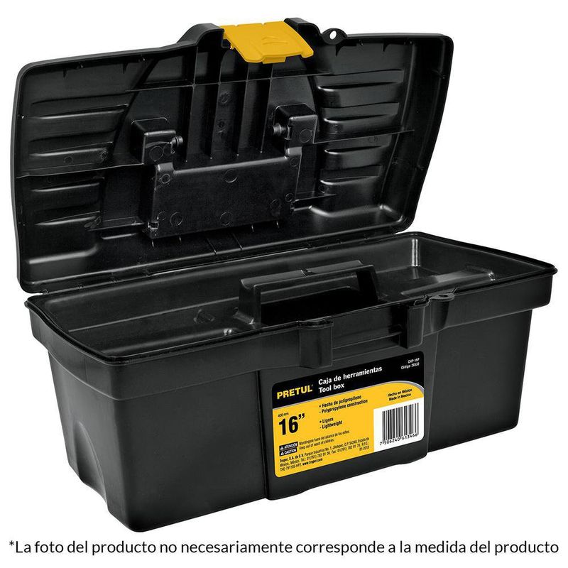 CAJA DE HERRAMIENTAS REFORZADA DE 23 PULGADAS