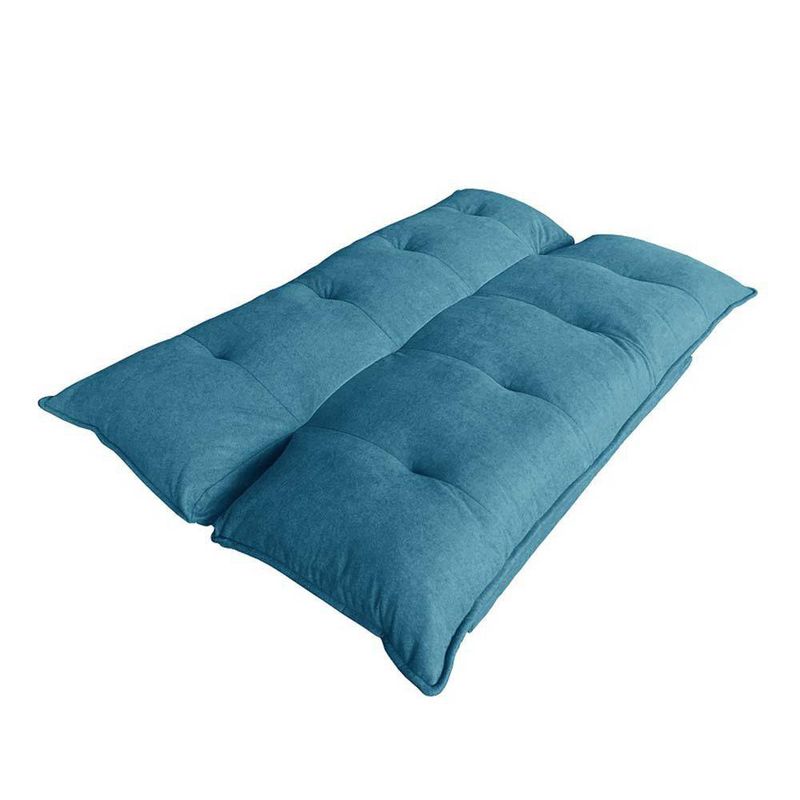 Sofá Cama Con Apoya Brazos Ajustable Azul - Z