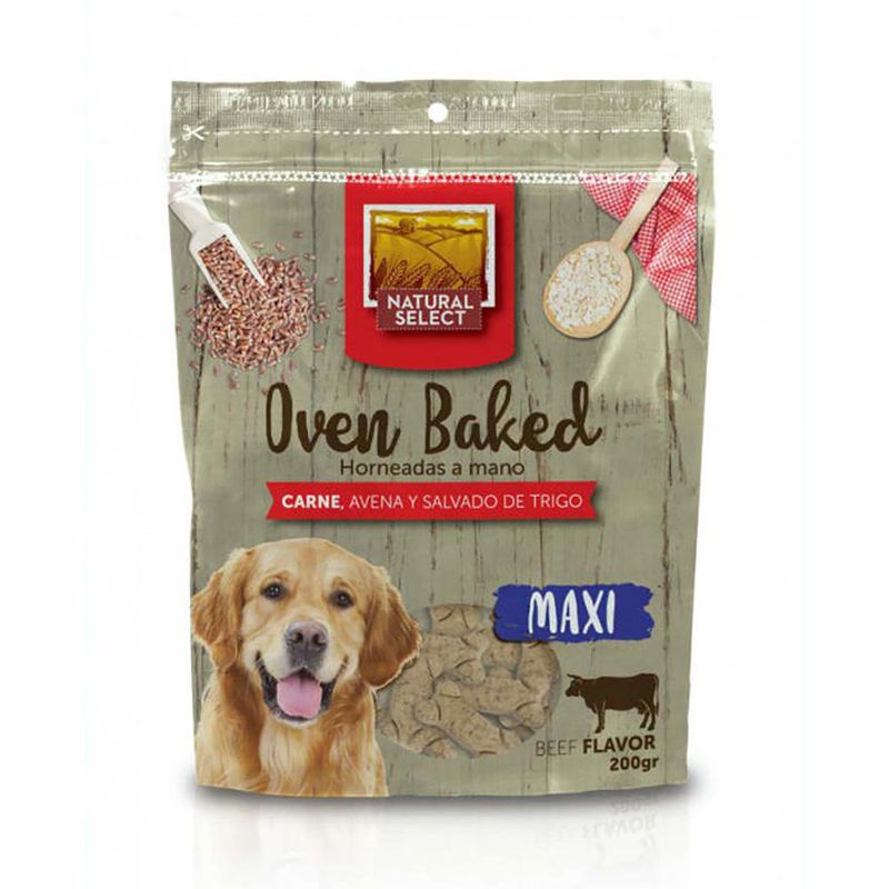 Galletas Para Perro Adulto Carne Y Avena 200 G - Natural Select