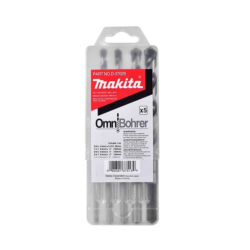 Set 5 Brocas Sds Plus - Makita - Cemaco