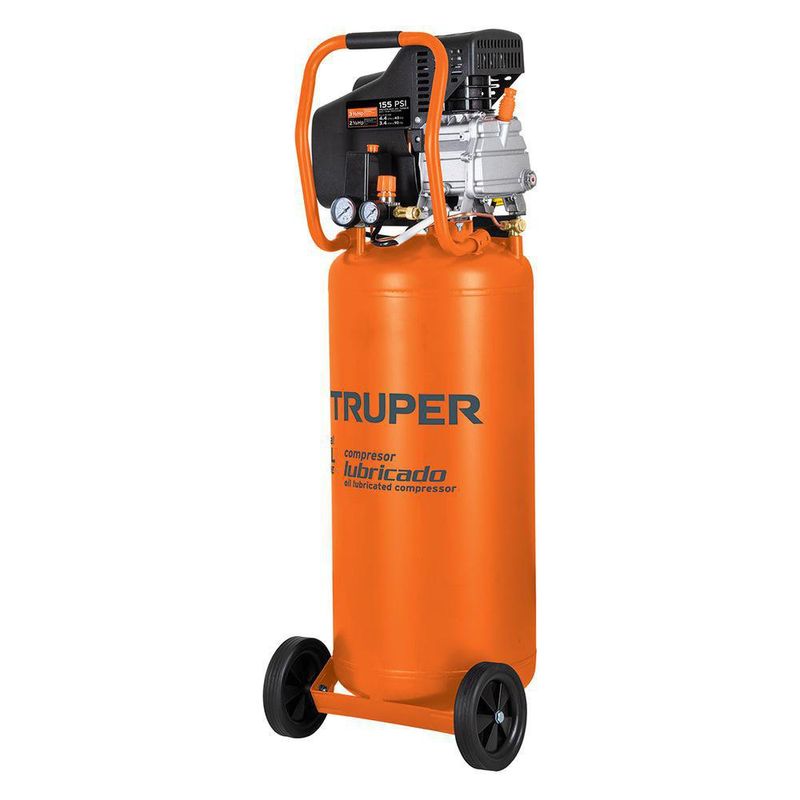 Compresor Vertical De Aire Lubricado De 80 L - Truper