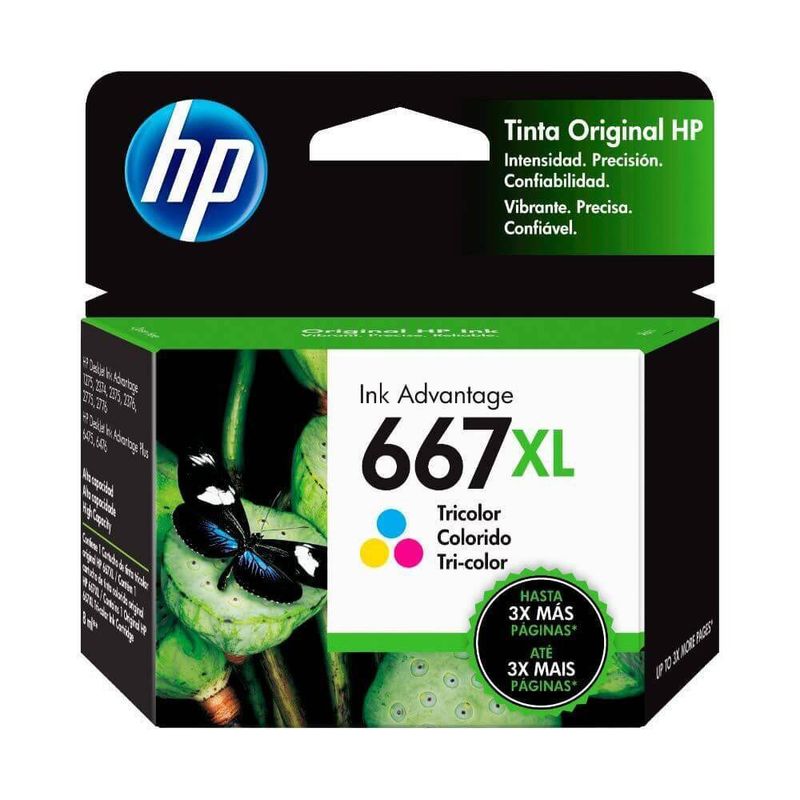 Cartucho-De-Tinta-Tricolor-Para-Impresora-667-XL-Ink-Advantage---Hp