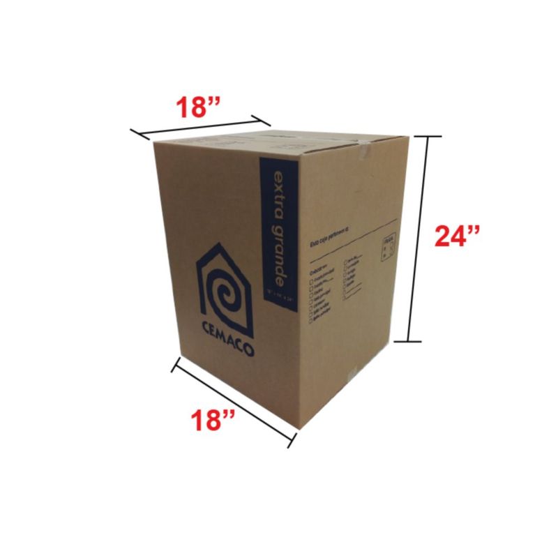 Cajas para mudanza tamaño grande 20x20x15 pulgadas paquete económico de 6  cajas para embalaje envíos almacenamiento – Yaxa Store