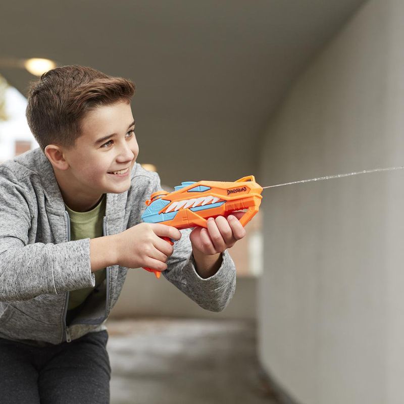 Lanzador De Agua Super Soaker Dinosquad - Nerf