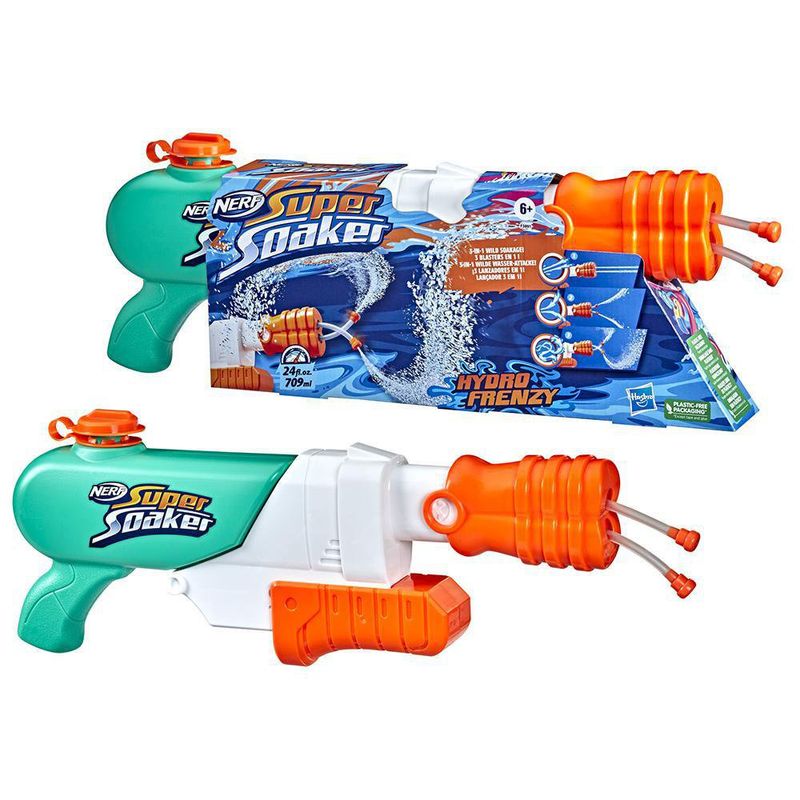 Lanzador De Agua Super Soaker Nerf Cemaco