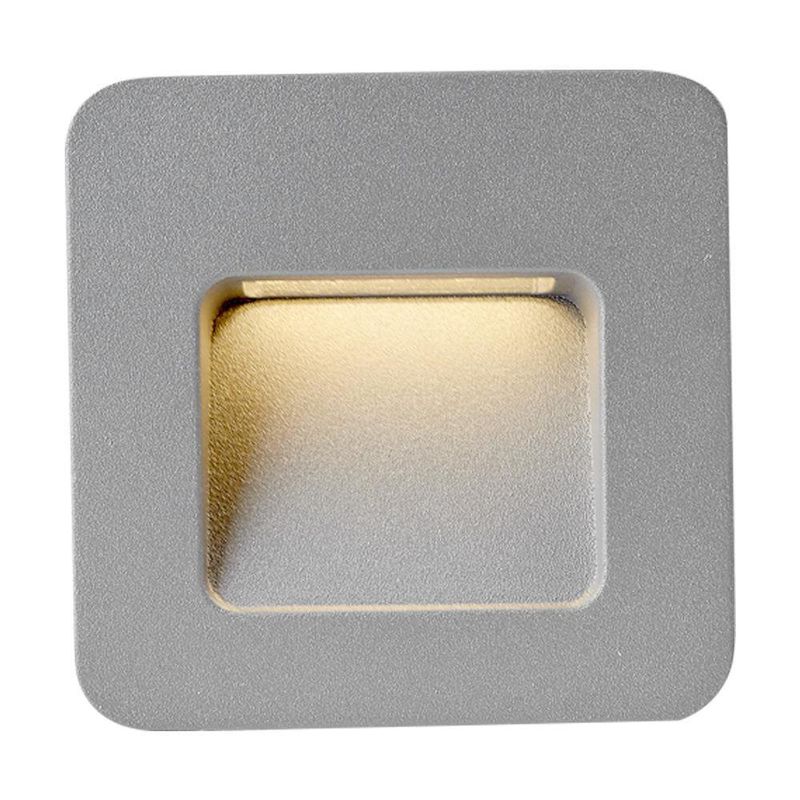 Lámpara Empotrada En Muro Gris - Tecnolite